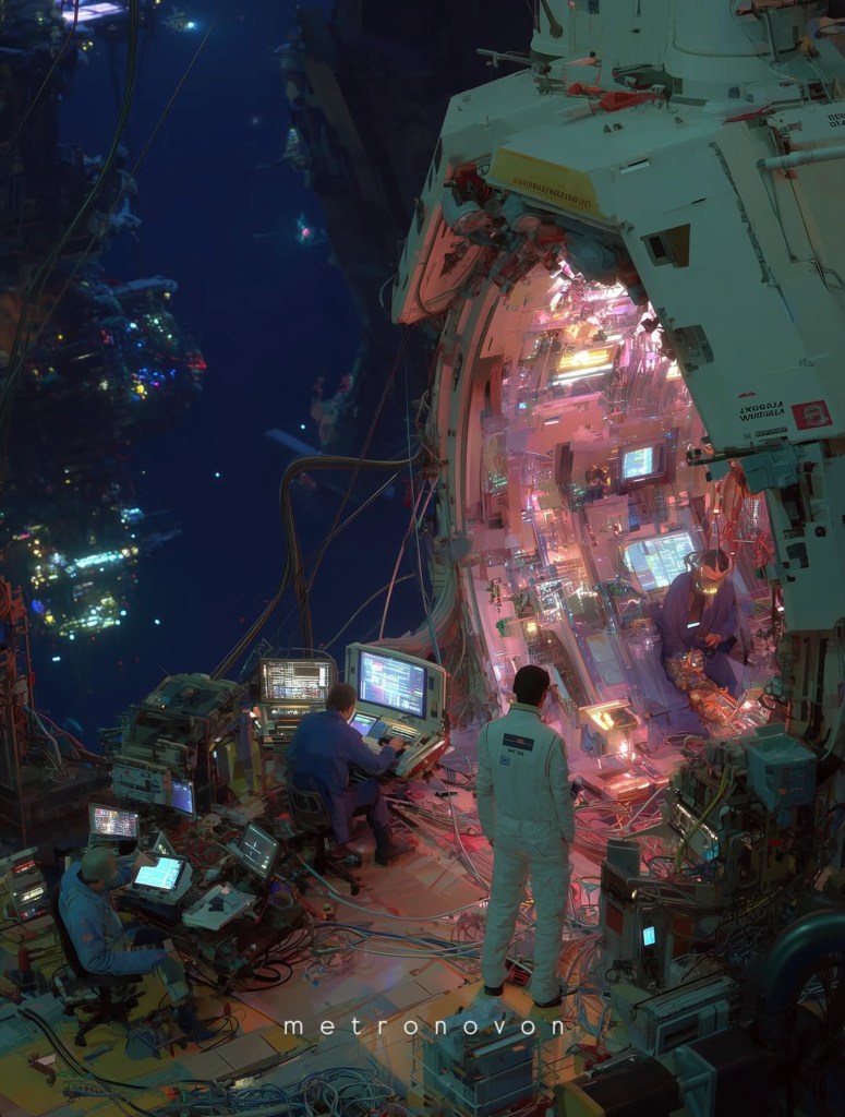 Metronovon: A Sophisticated Vision of Contemporary Science Fiction through AI