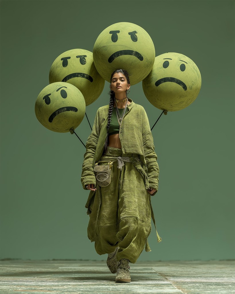 Meet Saaz JS: The Rising Indian AI Artist Generating Urban Culture and fashion editorial