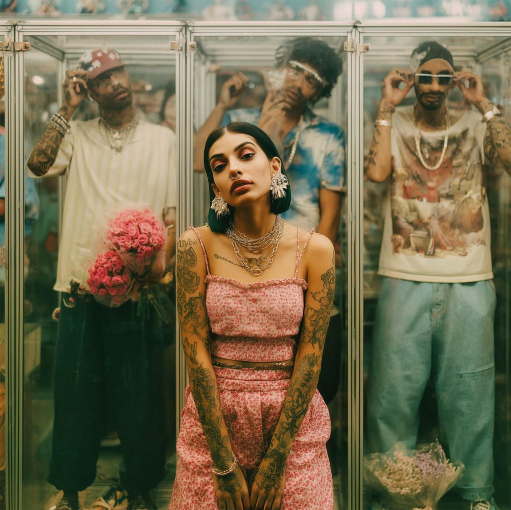 Meet Saaz JS: The Rising Indian AI Artist Generating Urban Culture and fashion editorial