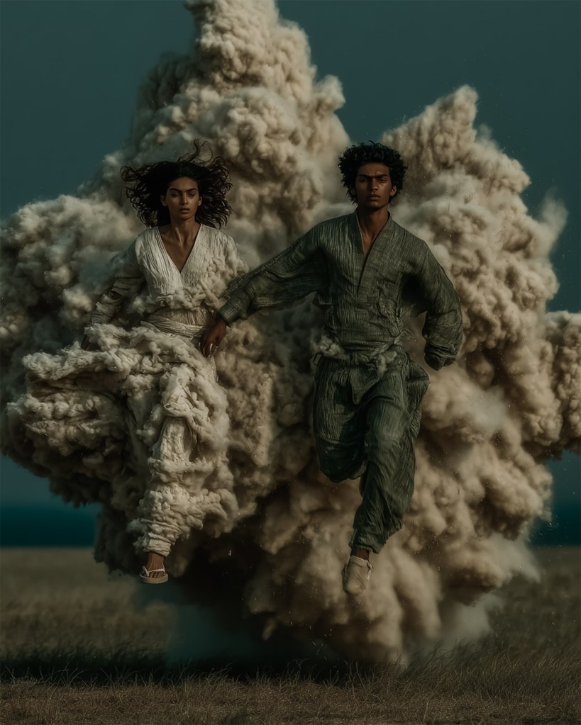 Meet Saaz JS: The Rising Indian AI Artist Generating Urban Culture and fashion editorial