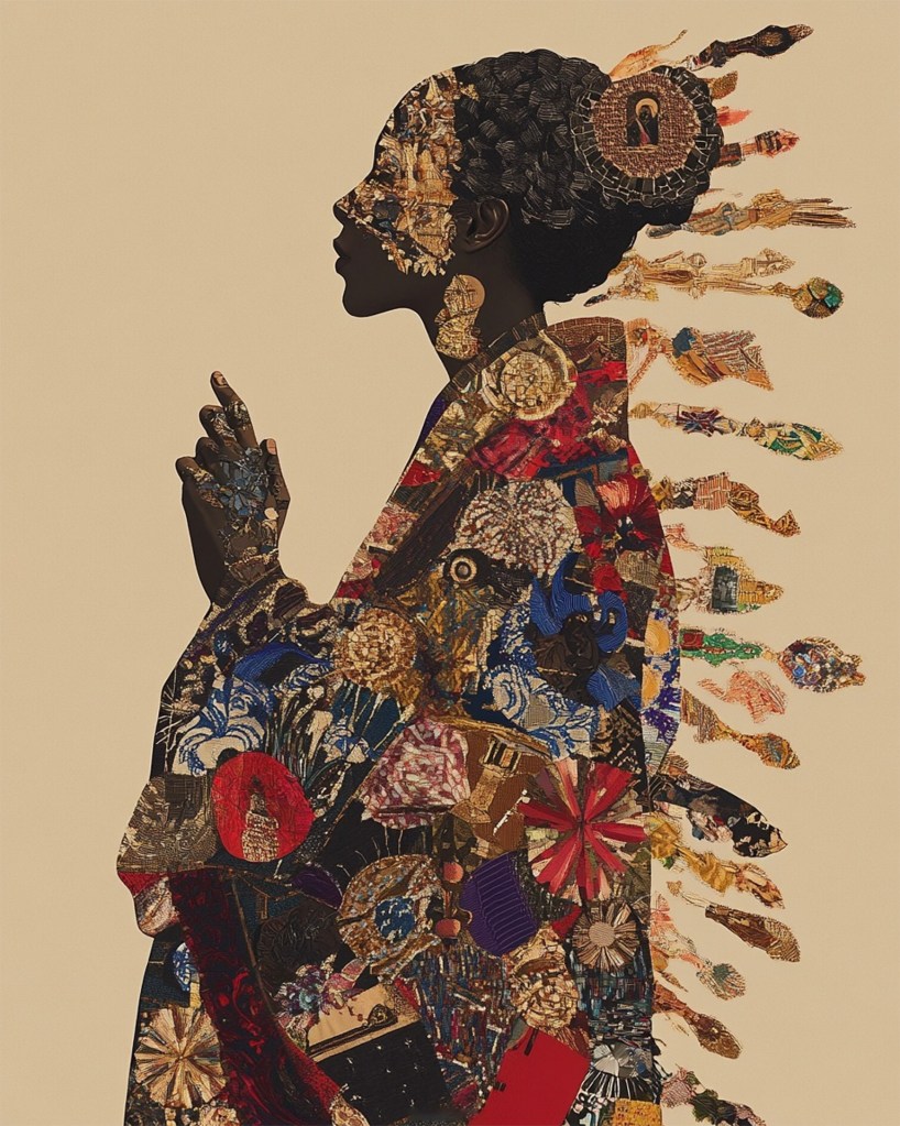 Fusedzone AI art showcasing cultural motifs and generative design techniques