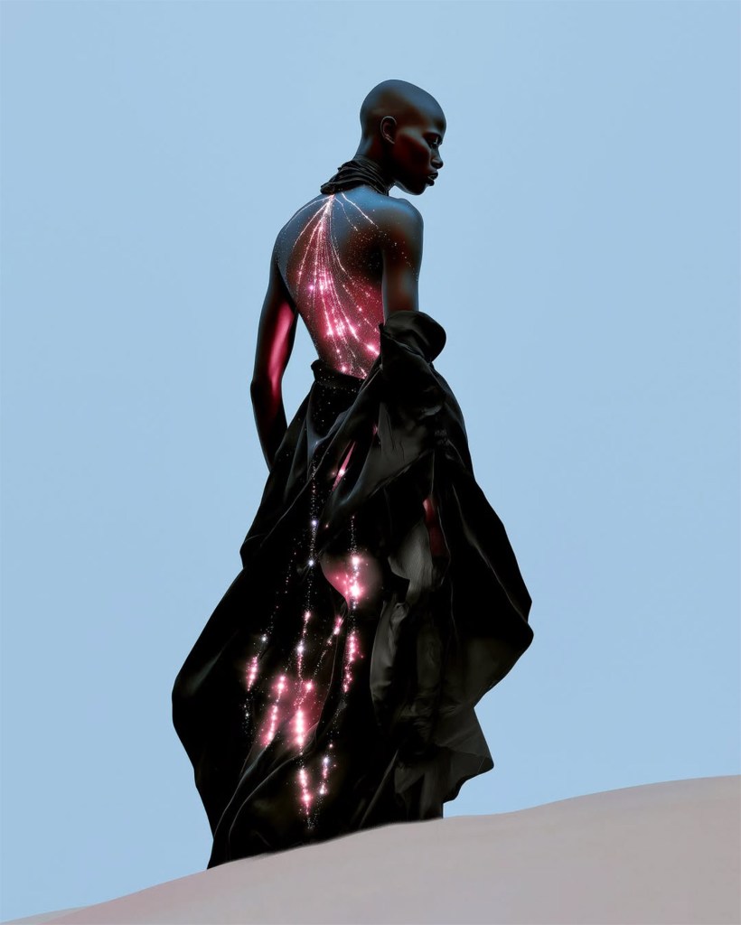 1) Introduce yourself I’m Matthew Coleman, working under the name DAI. My practice has always revolved around weaving worlds through images — first through drawing, video, photography, writing and fashion, and now through GEN AI. For me, AI isn’t a pivot, but a continuation — another way of shaping sculptural, imaginal spaces where identity and form are still becoming. I’m British and based in Berlin. 2) How long have you used genAI + professionally? I began using AI during a period when I couldn’t photograph physically, and it quickly became a way to continue building images. What started as exploration revealed itself as a natural extension of my image-making practice. Rather than replacing photography or film, it expanded the field — allowing me to construct worlds with a different set of instruments. It has since become the central medium of my professional work. 3) Biggest inspiration currently? What inspires me most right now is the convergence of realism and imagination. For nearly two years, I explored highly sculptural, surreal forms while waiting for the technology to reach the level of realism that once defined my fashion and portrait work. Only recently has it felt possible to return to that language — building concept-driven, creatively directed collections with the same intensity, mystery and poetry I once brought to photography and film. It feels like weaving past and present together in the now. 4) Which tools do you use most + why? I primarily use Midjourney to generate the initial image — it’s often closer to a sketch than a finished piece. From there, I move through Leonardo’s Universal Upscaler and Topaz Gigapixel to recover detail and realism, before refining everything in Photoshop for cohesion and precision. Generative tools are still limited in many ways; the realism in my final work comes from layering, correction, and a lot of manual shaping. The model opens the door, but the final image is constructed through process. 5) Advice for beginners Pour time into it. Obsess over it. Like anything else, you only improve by doing it again and again. I used to hit a wall trying to force highly precise concepts out of AI — and that way points to temporary insanity. Some of my most visually arresting works were born from accident, novelty, even hallucination within the models. I work conceptually, but I’ve learned that surrendering total control is often what allows something truly unique to emerge.